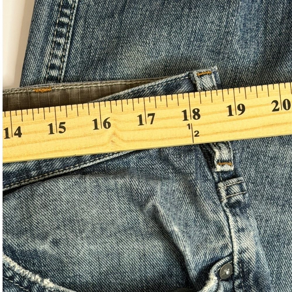 Vintage Y2K 2002 Mens Lee Dungarees Jeans Baggy Loose Fit Skater Grunge 36x32 - Picture 8 of 9